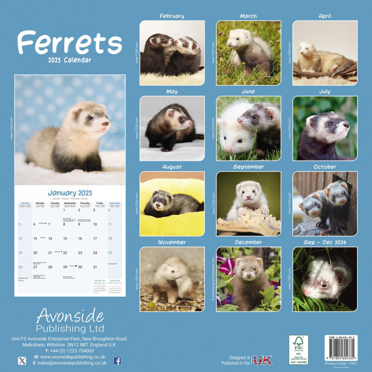 Calendrier Furet 2025