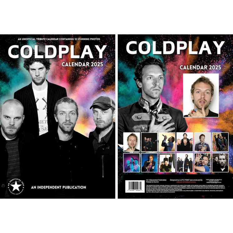 Calendrier Coldplay 2025