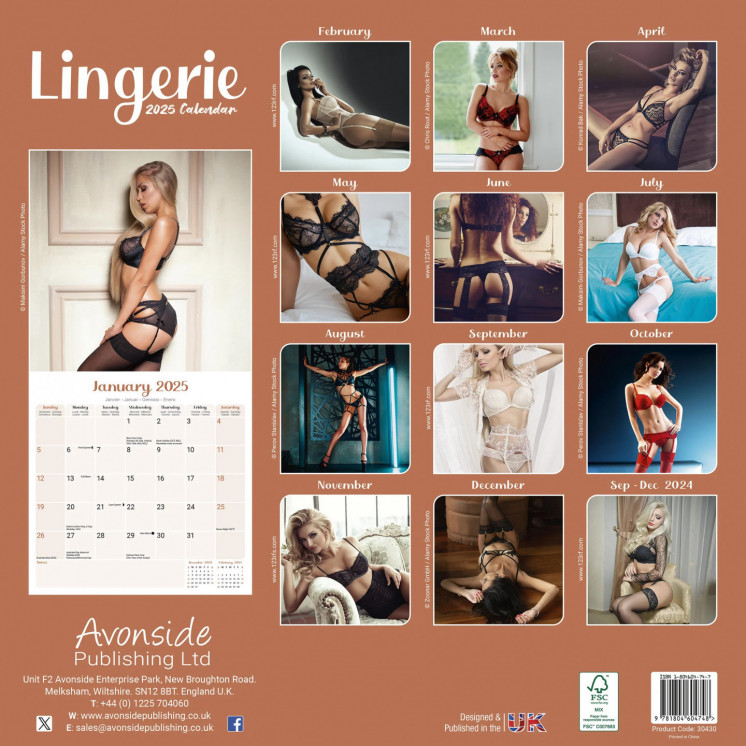 Calendrier Lingerie 2025