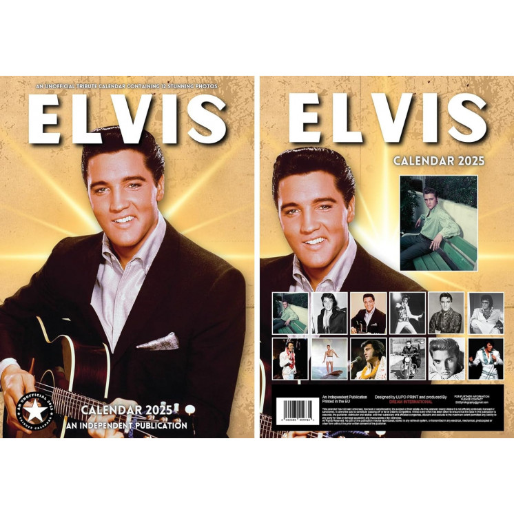 Calendrier Elvis 2025