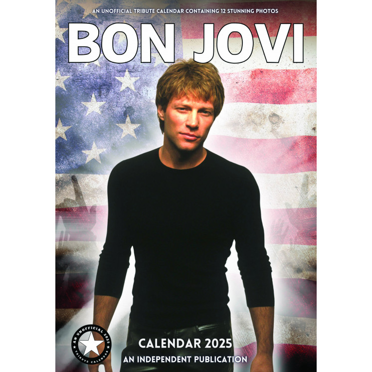 Lots de 5 ou 10 et 25 ou 50 Calendriers Bon Jovi 2025