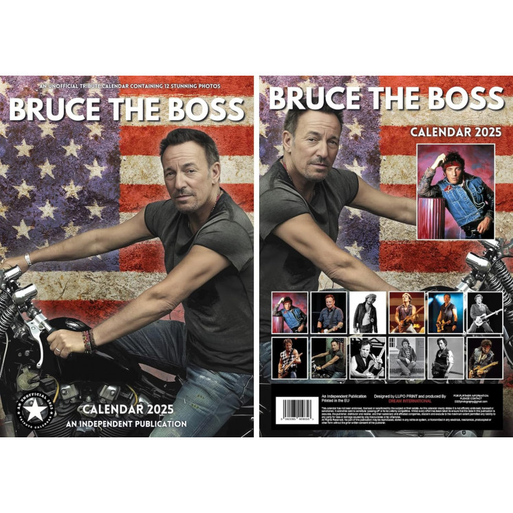 Lots de 5 ou 10 et 25 ou 50 Calendriers Bruce Springsteen 2025