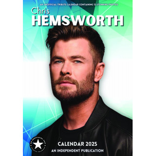 Lots de 5 ou 10 et 25 ou 50 Calendriers Chris Hemsworth 2025