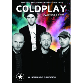 Lots de 5 ou 10 et 25 ou 50 Calendriers Coldplay 2025