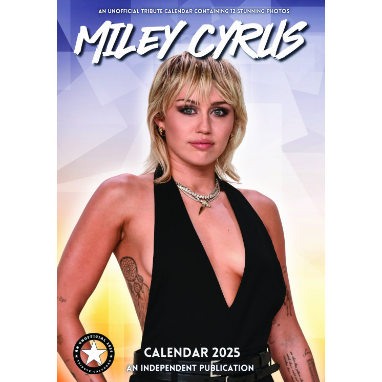 Lots de 5 ou 10 et 25 ou 50 Calendriers Miley Cyrus 2025