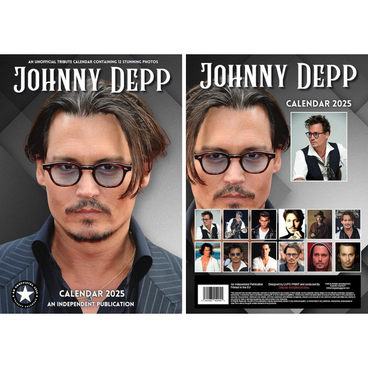 Calendrier Johnny Depp 2025