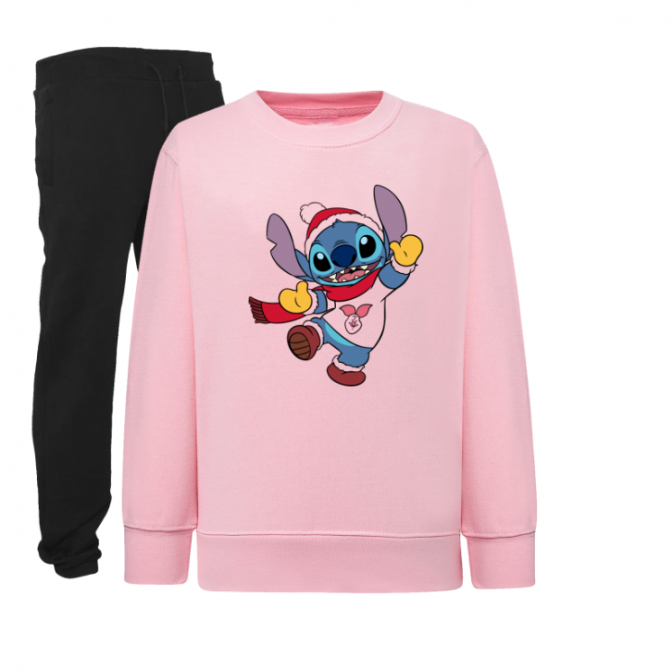 Stitch Noël - Ensemble Sweat et Jogging Enfant ou Adulte