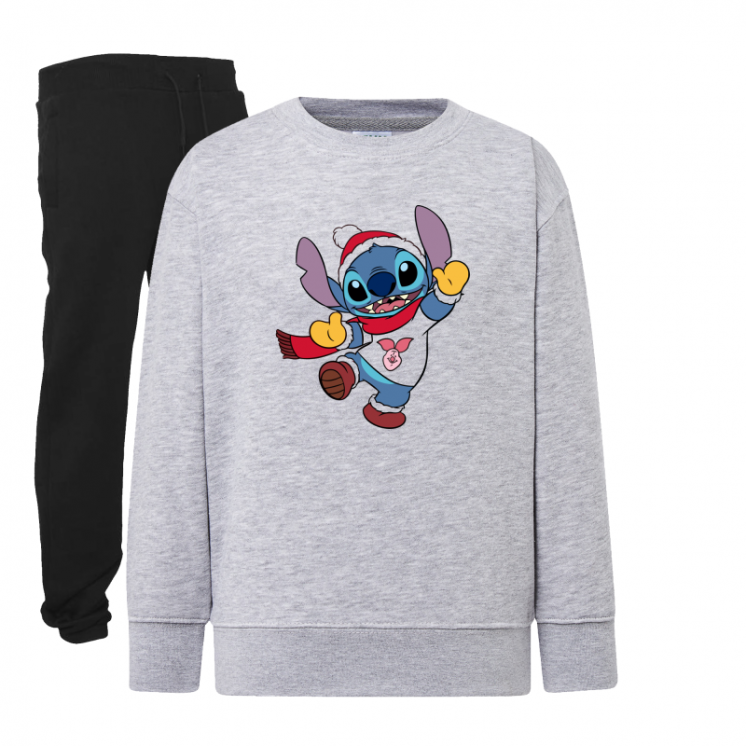 Stitch Noël - Ensemble Sweat et Jogging Enfant ou Adulte