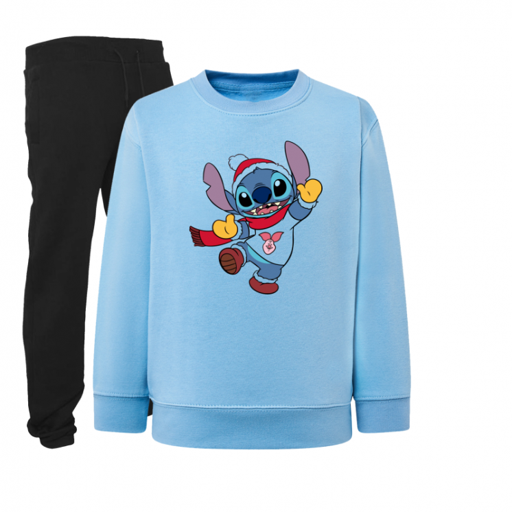 Stitch Noël - Ensemble Sweat et Jogging Enfant ou Adulte