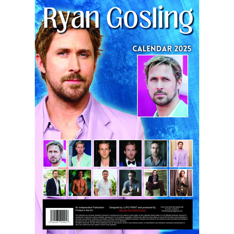 Calendrier RYAN GOSLING 2025