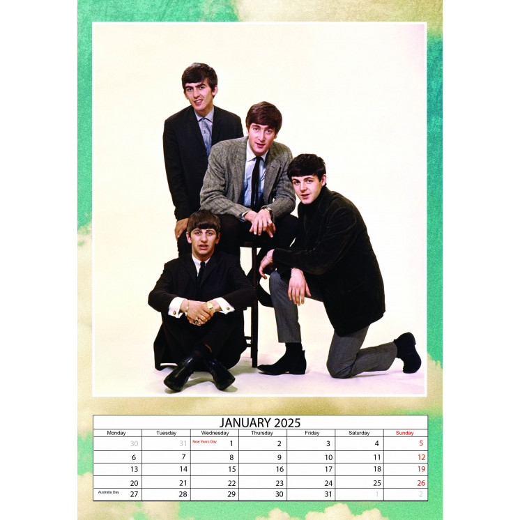 Calendrier The Beatles 2025