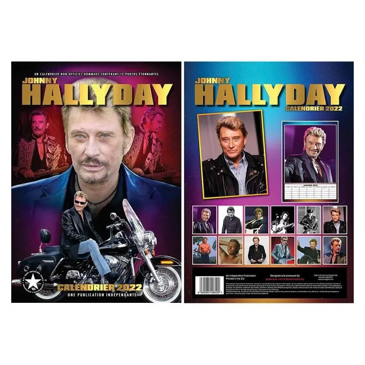 Calendrier Johnny Hallyday 2022