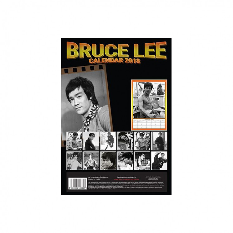 Calendrier Bruce Lee 2018