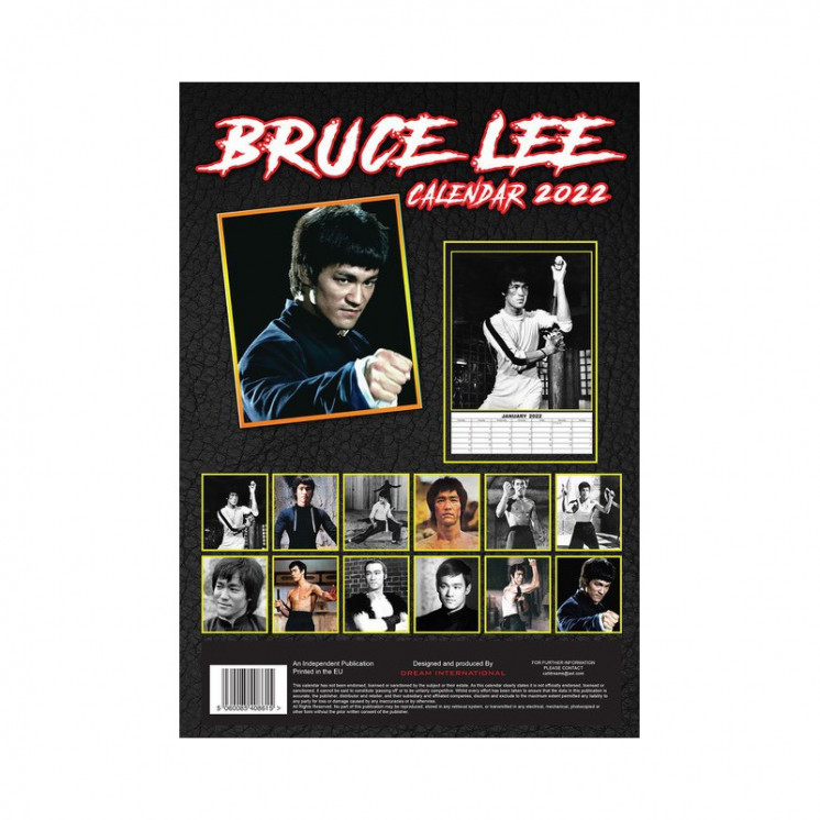 Calendrier Bruce Lee 2022