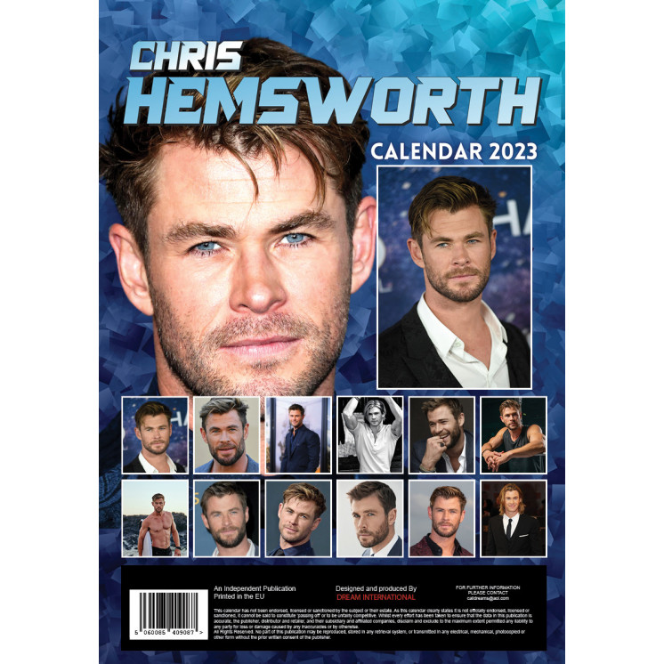 Calendrier Chris Hemsworth 2023