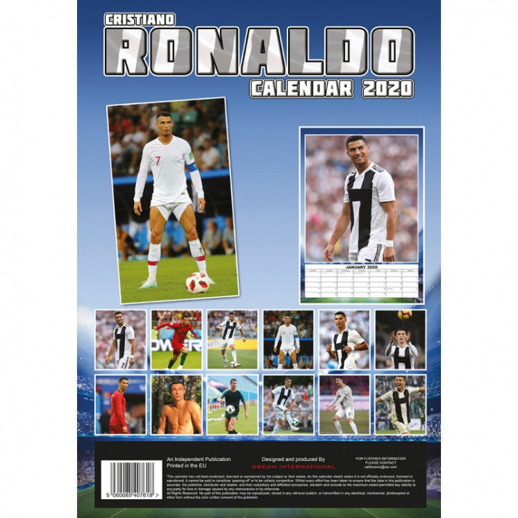 Calendrier Cristiano Ronaldo 2020