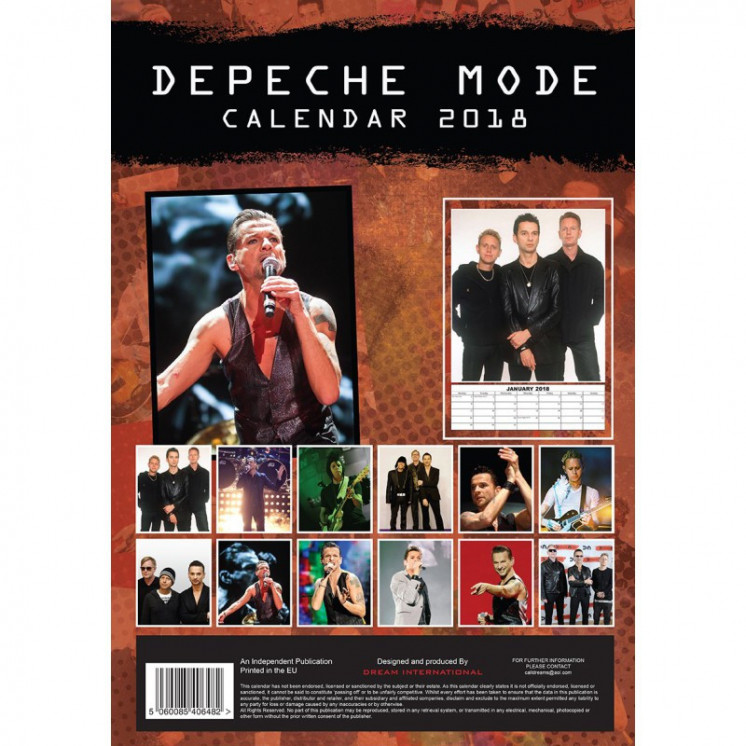 Calendrier Depeche Mode 2018