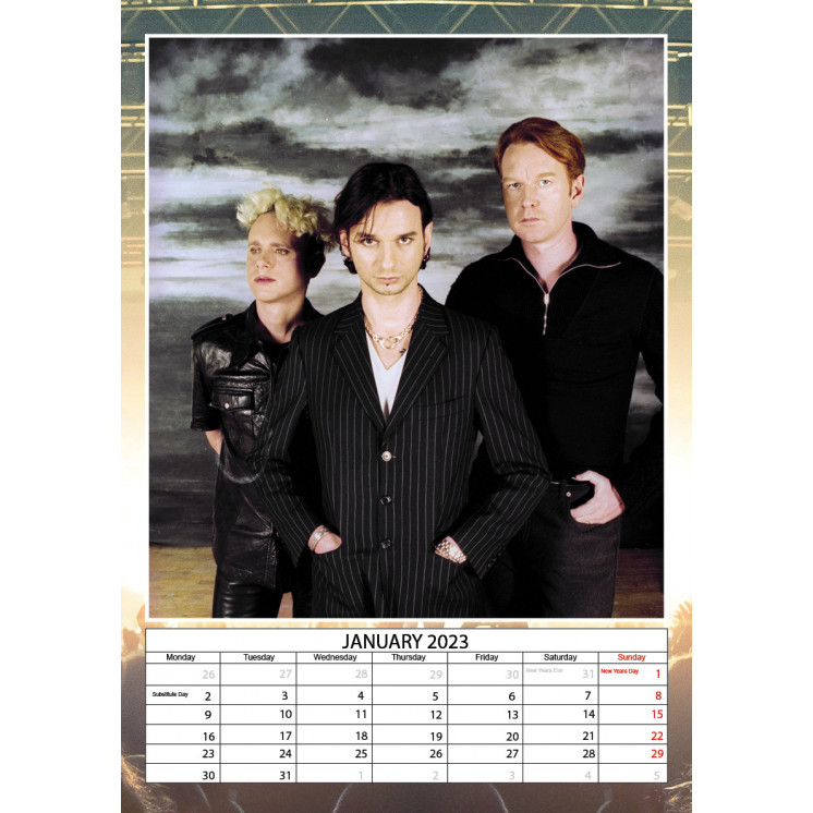 Calendrier Depeche Mode 2023