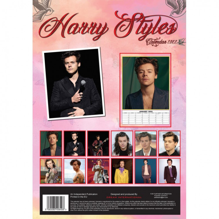 Calendrier Harry Styles 2022