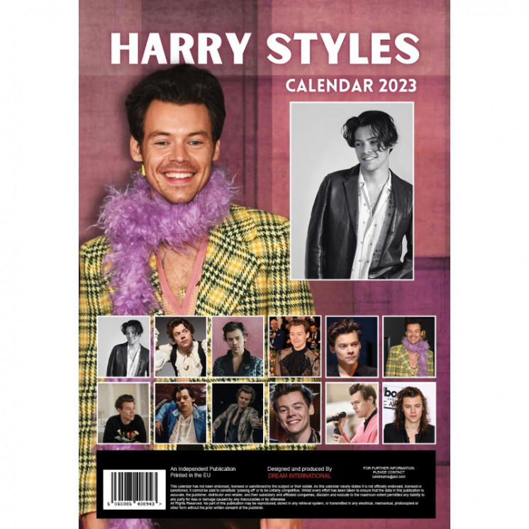 Calendrier Harry Styles 2023