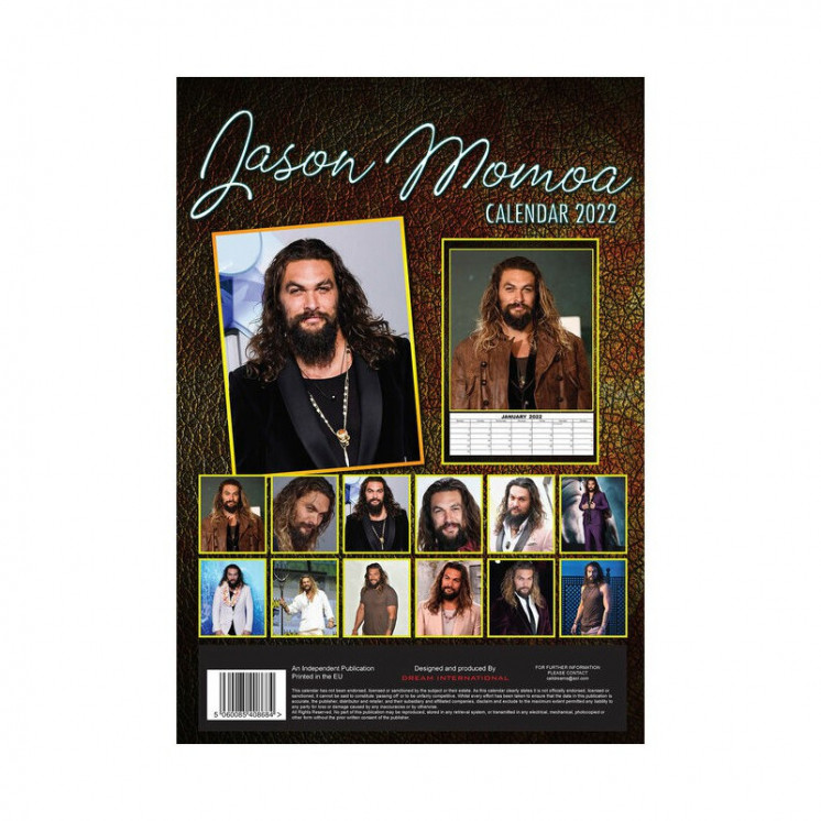 Calendrier Jason Momoa 2022