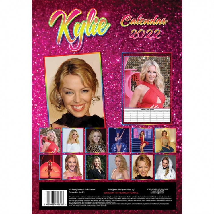 Calendrier Kylie Minogue 2022