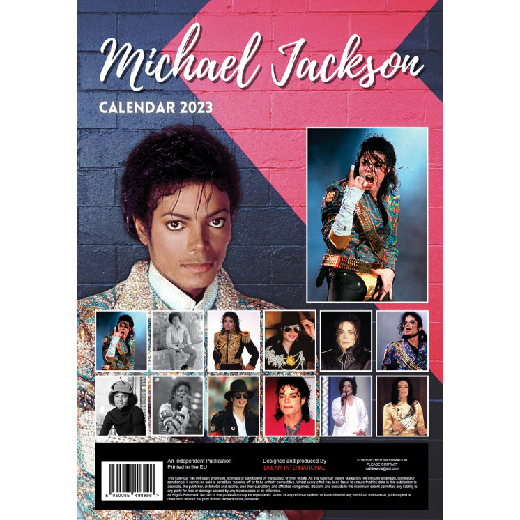 Calendrier MIchael Jackson 2023