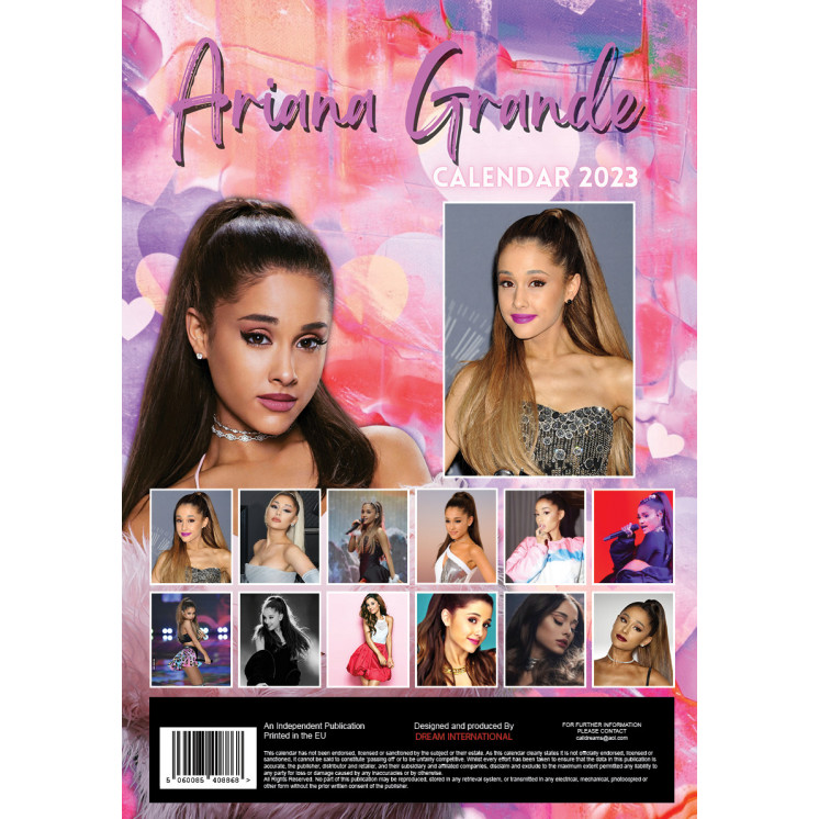 Calendrier Ariana Grande 2023