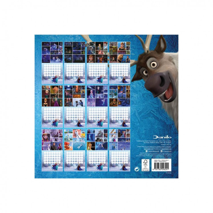 Calendrier Officiel Disney Frozen 2016