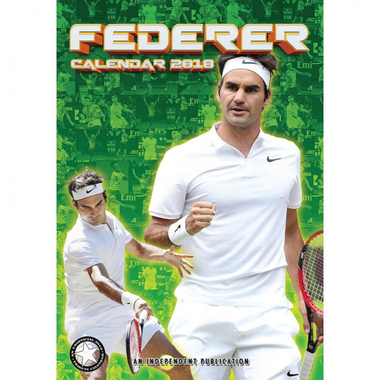 Calendrier Roger Federer 2018