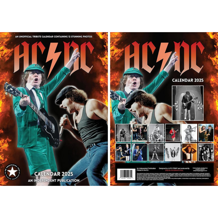 Calendrier AC/DC 2025