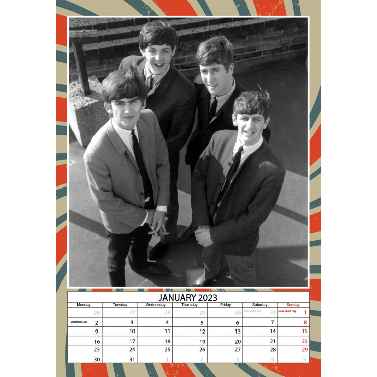 Calendrier The Beatles 2023