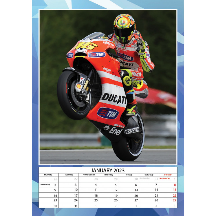 Calendrier Valentino Rossi 2023