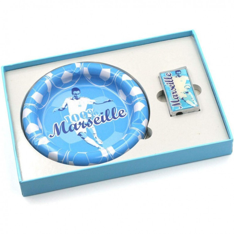 Coffret briquet + cendrier Marseille