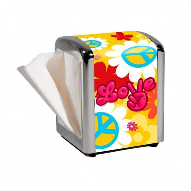 Distributeur de serviettes Peace & Love