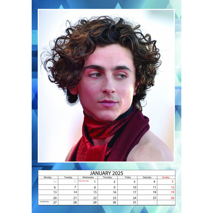 Calendrier CHALAMET 2025