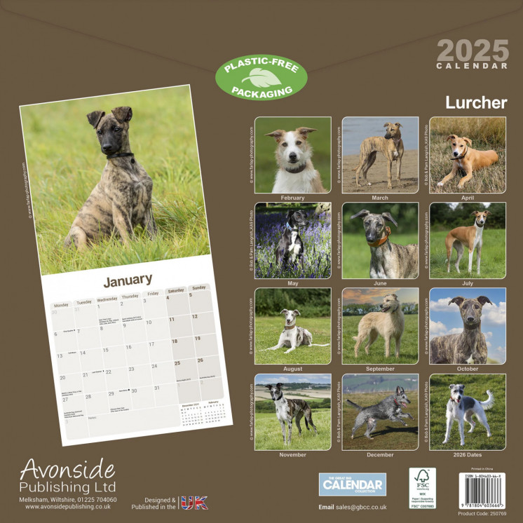 Calendrier Lurcher 2025