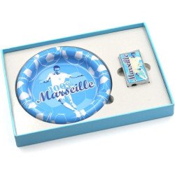 Coffret briquet + cendrier Marseille N°2