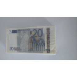 Paquet de 10 Mouchoirs Billets Euros N°1