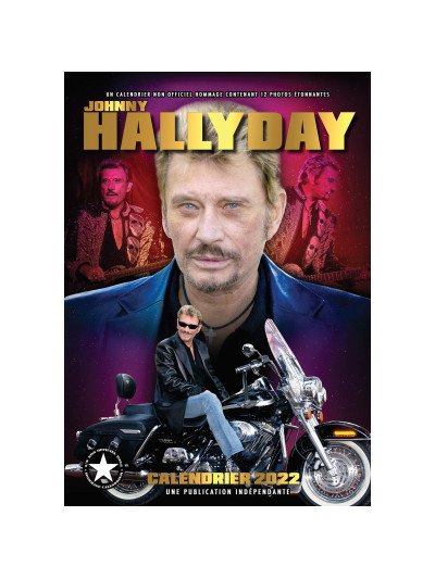 Calendrier Johnny Hallyday 2022