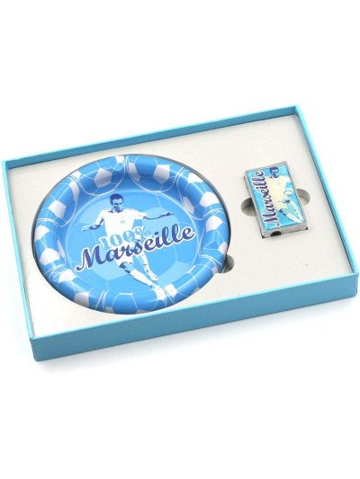 Coffret briquet + cendrier Marseille N°2
